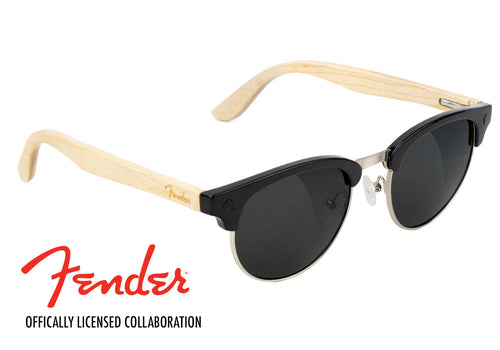Fender x Morrison Black/Maple Polarized by Glassy Eyewear