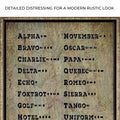 Morse Code Sign by Tailored Canvases