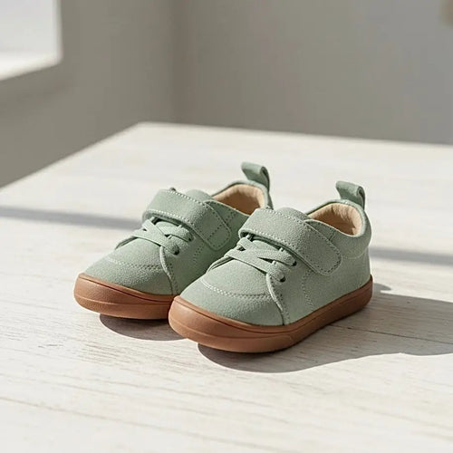 Moss Flexible Sole Barefoot Sneakers for Kids | Zero Drop Shoes by ozznekshoes