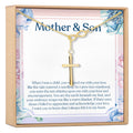 Mother and Son Infinity Cross Necklace by Dear Ava