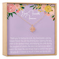 Mother and Son Lotus Necklace by Dear Ava