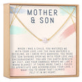 Mother and Son Pearl Necklace by Dear Ava