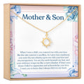 Mother and Son Sun Pendant Necklace by Dear Ava