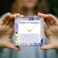 Mother & Daughter Butterfly Pendant Necklace by Dear Ava