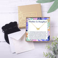 Mother & Daughter Butterfly Pendant Necklace by Dear Ava