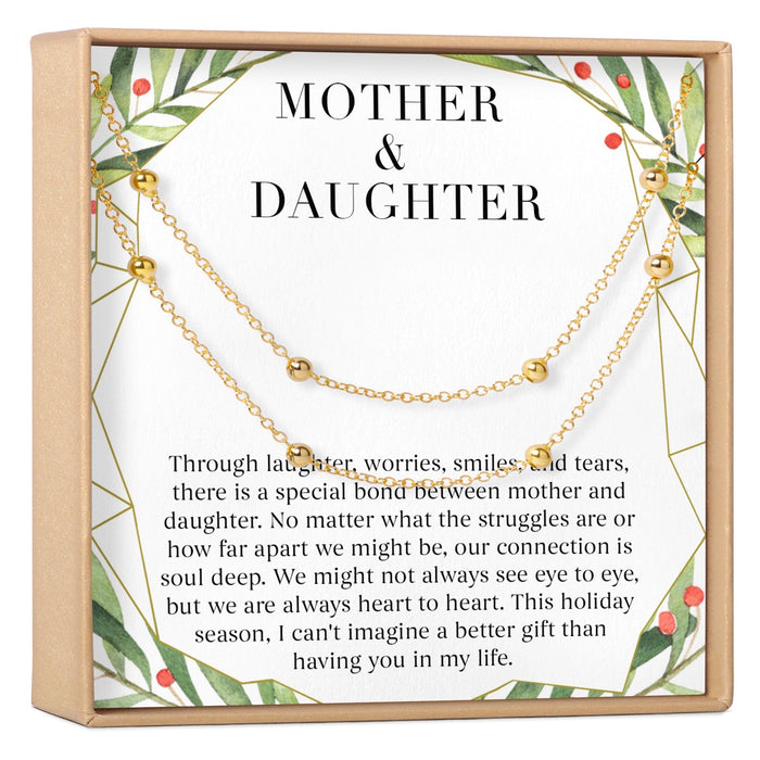 Mother & Daughter Christmas Dot Bracelet Set by Dear Ava