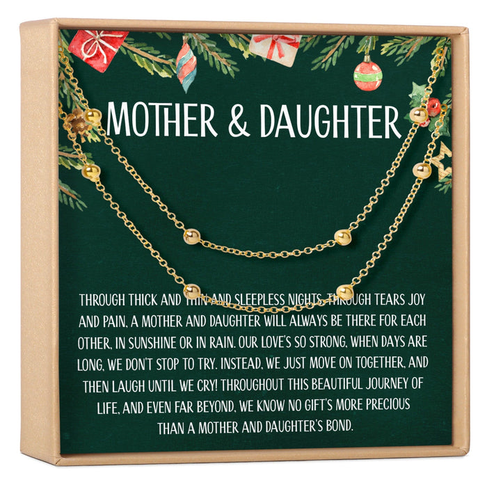 Mother & Daughter Christmas Dot Bracelet Set by Dear Ava