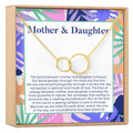 Mother & Daughter Double Circles Necklace by Dear Ava