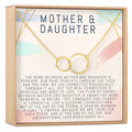 Mother & Daughter Double Circles Necklace by Dear Ava