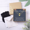 Mother & Daughter Elephant Necklace Set by Dear Ava