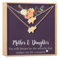 Mother & Daughter Elephant Necklace Set by Dear Ava