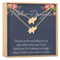 Mother & Daughter Elephant Necklace Set by Dear Ava