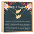 Mother & Daughter Elephant Necklace Set by Dear Ava