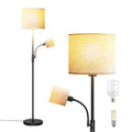 Mother Daughter Floor Lamp with Linen Shade by DailySale