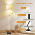 Mother Daughter Floor Lamp with Linen Shade by DailySale