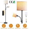 Mother Daughter Floor Lamp with Linen Shade by DailySale