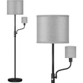 Mother Daughter Floor Lamp with Linen Shade by DailySale