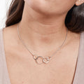 Mother & Daughter Four Circles Necklace by Dear Ava