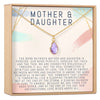 Mother & Daughter Gemstone Necklace
