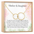 Mother & Daughter Interlocking Circles Necklace by Dear Ava