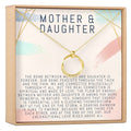 Mother & Daughter Linked Circles Necklace by Dear Ava