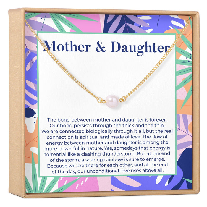 Mother & Daughter Pearl Necklace by Dear Ava