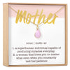 Mother Gemstone Necklace
