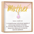 Mother Gemstone Necklace by Dear Ava