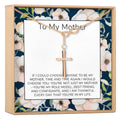 Mother Infinity Cross Necklace by Dear Ava