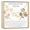 Mother of the Groom Double Circles Necklace by Dear Ava