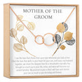 Mother of the Groom Double Circles Necklace by Dear Ava