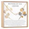 Mother of the Groom Pearl Necklace by Dear Ava