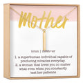 Mother Vertical Bar Necklace by Dear Ava