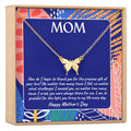 Mother's Day Butterfly Pendant Necklace by Dear Ava