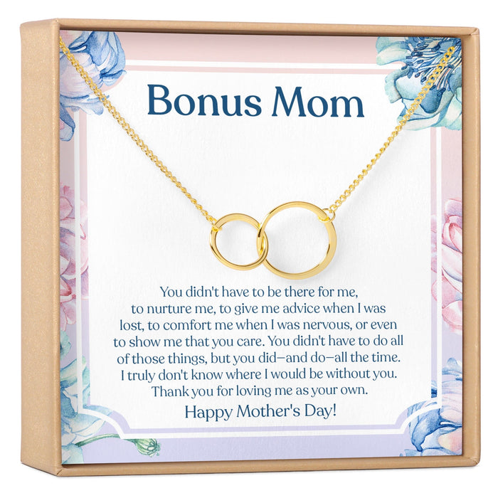 Mother's Day Double Circles Necklace by Dear Ava