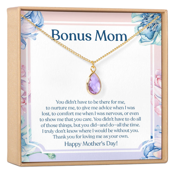 Mother's Day Gemstone Necklace by Dear Ava