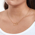 Mother's Day Gift From Husband Double Circles Necklace by Dear Ava