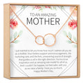 Mother's Day Gift From Husband Double Circles Necklace by Dear Ava