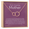 Mother's Day Gift From Husband Double Circles Necklace by Dear Ava
