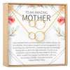 Mother's Day Gift From Husband Double Circles Necklace Set