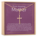 Mother's Day Gift From Husband Infinity Cross Necklace by Dear Ava