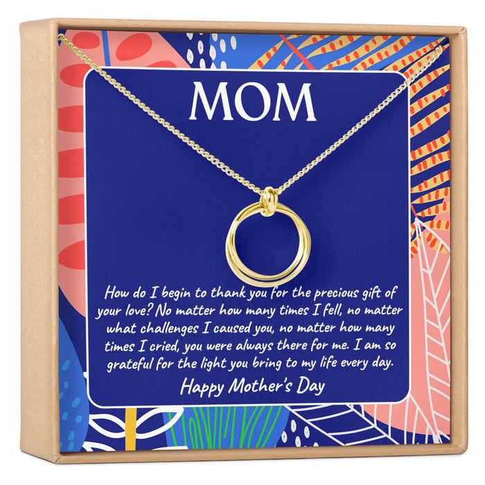 Mother's Day Linked Circles Necklace by Dear Ava