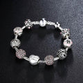 Mother's Day "LOVE" Engraved Heart Charm Bracelet by DailySale