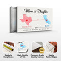 Mother's Day Sign Home Is Where My Heart Is by Tailored Canvases