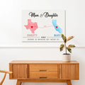 Mother's Day Sign Home Is Where My Heart Is by Tailored Canvases