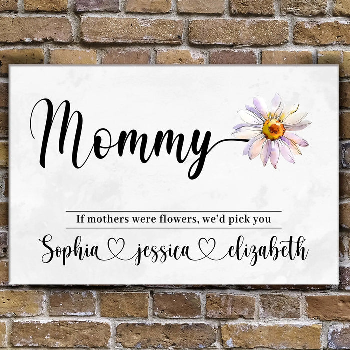 Mother's Day Sign If Mothers Were Flowers by Tailored Canvases