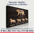 Mother's Day Sign Mother Bear and Cubs by Tailored Canvases