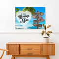 Mother's Day Sign My Greatest Blessings Call Me Mom by Tailored Canvases
