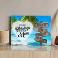 Mother's Day Sign My Greatest Blessings Call Me Mom by Tailored Canvases