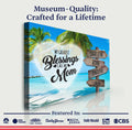 Mother's Day Sign My Greatest Blessings Call Me Mom by Tailored Canvases